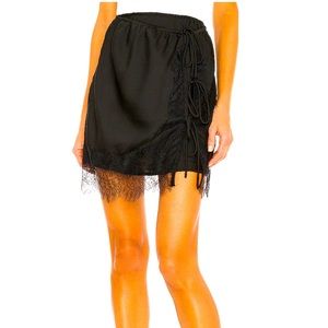 Free People all tied up mini skirt